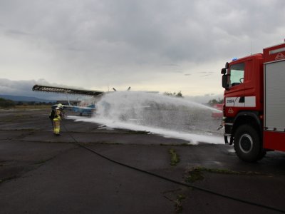 Letecká nehoda v Plané u Českých Budějovic, cvičení IZS, 25.9.2019 3