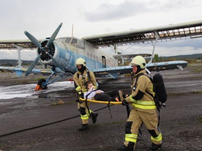 Letecká nehoda v Plané u Českých Budějovic, cvičení IZS, 25.9.2019 7