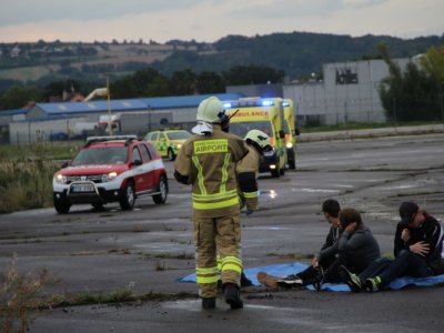 Letecká nehoda v Plané u Českých Budějovic, cvičení IZS, 25.9.2019 8