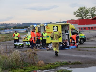 Letecká nehoda v Plané u Českých Budějovic, cvičení IZS, 25.9.2019 12