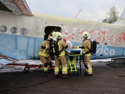 Letecká nehoda v Plané u Českých Budějovic, cvičení IZS, 25.9.2019 15