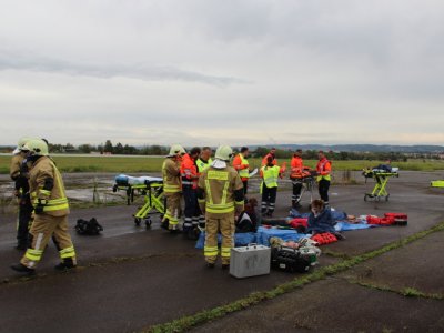 Letecká nehoda v Plané u Českých Budějovic, cvičení IZS, 25.9.2019 17