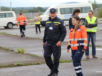 Letecká nehoda v Plané u Českých Budějovic, cvičení IZS, 25.9.2019 21