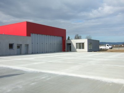 Stavba nové základny na letišti v Plané u ČB - Heliporty 21
