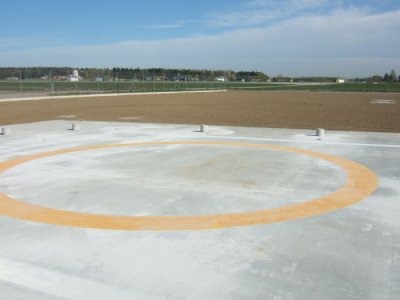 Stavba nové základny na letišti v Plané u ČB - Heliporty 26