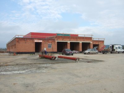 Stavba nové základny na letišti v Plané u ČB - Východní strana 13