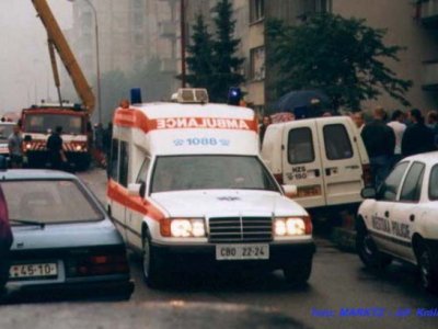 Pád stíhaček Mig 21 na sídliště Vltava v Č. Budějovicích, 8.6.1998 32