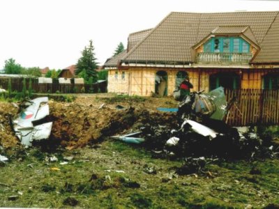 Pád stíhaček Mig 21 na sídliště Vltava v Č. Budějovicích, 8.6.1998 43