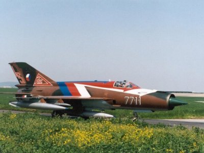 Pád stíhaček Mig 21 na sídliště Vltava v Č. Budějovicích, 8.6.1998 17