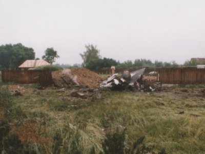Pád stíhaček Mig 21 na sídliště Vltava v Č. Budějovicích, 8.6.1998 42