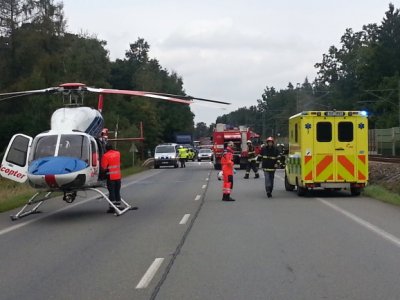 10.9.2014- Planá nad Lužnicí, nehoda autobusu 2